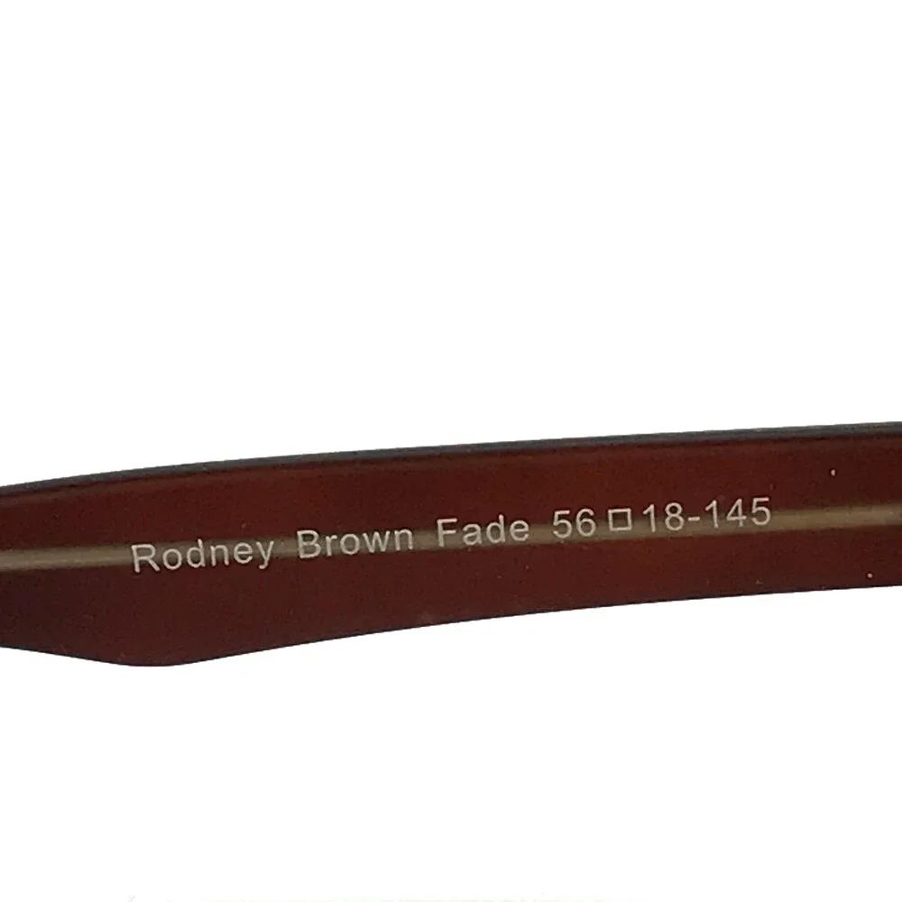 Affordable Designs Eyeglasses Frames Rodney Brown Fade Full Rim 56-18-145